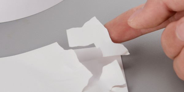 易碎不幹膠紙溢膠後（hòu）無法印刷怎麽辦？