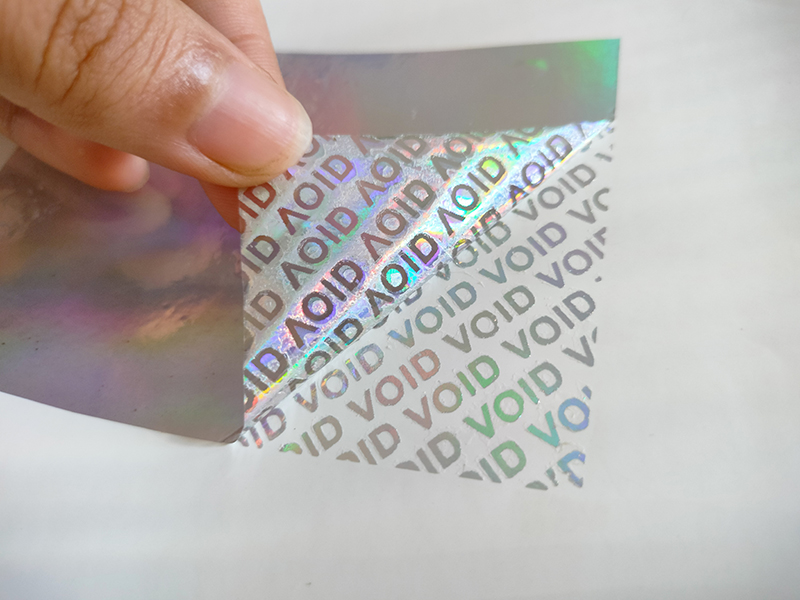 鐳射VOID不幹膠材料