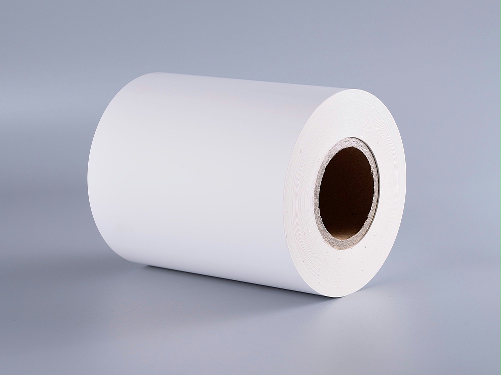 亮白PE不幹膠標簽材料