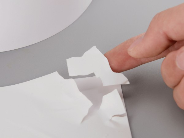 易碎紙不幹膠標簽材料