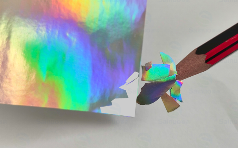 鐳射易（yì）碎紙不幹膠