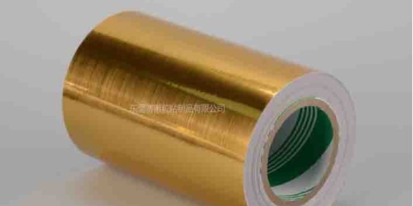 拉絲金不幹膠（jiāo）材料是怎麽樣的？有什麽用途？