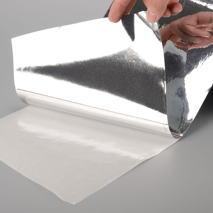 亮銀PE不幹膠材料