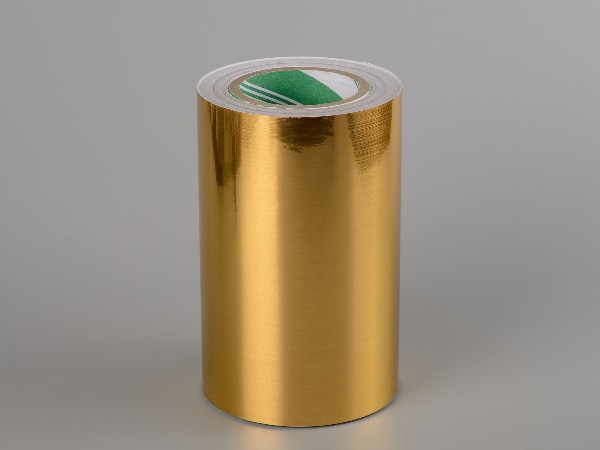 拉絲金不幹膠材料